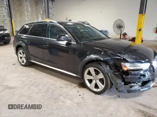 2014 Audi allroad Premium Plus with VIN WA1UFAFL0EA070360, listed as a Copart auction lot 63003984 with 96,499 mi miles and Salvage Title. Bid and sale history available at carsss.com. Image 4.