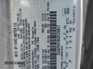 2016 Ford Fusion SE z VIN 3FA6P0H78GR220817, wystawiony jako Copart lot #62069005 z przebiegiem 153 886 mil mil oraz Szkoda całkowita • Salvage title. Historia ofert i sprzedaży dostępna na DreamBid. Obrazek 12.