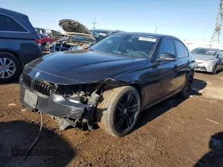 2015 BMW 3 Series 328i xDrive with VIN WBA3B3C52FF547256, listed as a Copart auction lot 49989155 with 90,285 mi miles and Salvage Title. Bid and sale history available at carsss.com. Image 1.