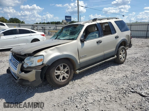 2006 Ford Explorer XLT with VIN 1FMEU63E26UA68236, listed as a Copart auction lot 80157424 with Not provided miles and Salvage title. Bid and sale history available at DreamBid. Image 1.