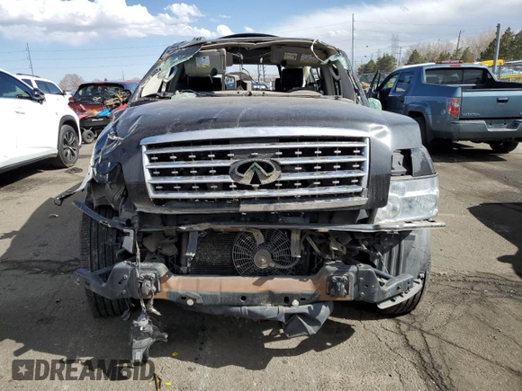 2009 Infiniti QX56 with VIN 5N3AA08C79N902566, listed as a Copart auction lot 47442555 with 125,860 mi miles and Non Repairable. Bid and sale history available at carsss.com. Image 5.