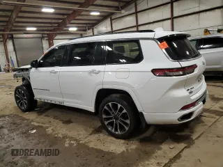 2022 Jeep Grand Cherokee Overland with VIN 1C4RJKDG3N8551460, listed as a Copart auction lot 51510745 with Not provided miles and Salvage title. Bid and sale history available at DreamBid. Image 2.