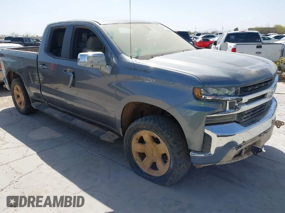 2020 Chevrolet Silverado 1500 LT with VIN 1GCRYDED8LZ340970, listed as a IAAI auction lot 41912514 with 1 mi miles. Bid and sale history available at carsss.com. Image 1.