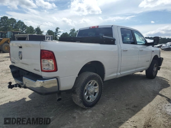 2020 Ram 2500 Big Horn with VIN 3C6UR5DJ3LG156158, listed as a Copart auction lot 63777614 with 129,864 mi miles and Salvage Title. Bid and sale history available at carsss.com. Image 3.
