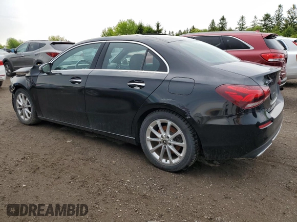 2020 Mercedes-Benz A 220 with VIN W1K3G4FB6LJ199097, listed as a Copart auction lot 59177035 with 135,571 mi miles and Clean title. Bid and sale history available at DreamBid. Image 2.