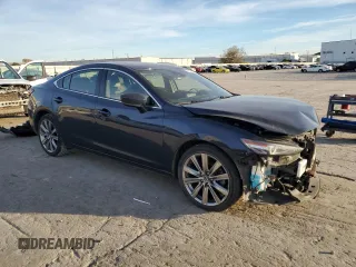 2020 Mazda 6 Signature with VIN JM1GL1XY2L1525230, listed as a Copart auction lot 81858744 with 123,908 mi miles and Salvage Title. Bid and sale history available at DreamBid. Image 4.