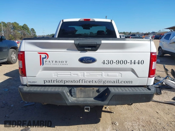 2018 Ford F-150 XL with VIN 1FTMF1CB6JKE60661, listed as a IAAI auction lot 41276885 with 142,090 mi miles. Bid and sale history available at carsss.com. Image 17.