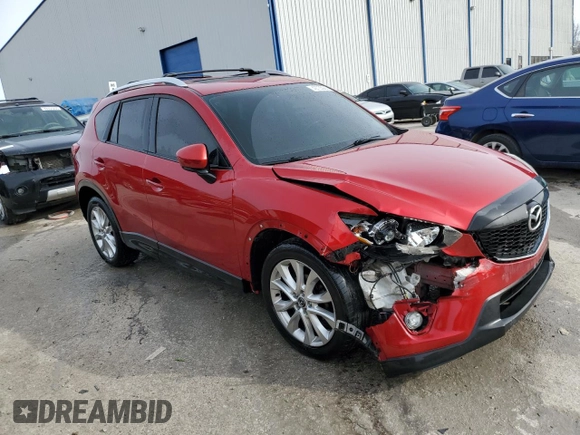2014 Mazda CX-5 Grand Touring with VIN JM3KE4DY2E0417930, listed as a Copart auction lot 42735065 with 164,701 mi miles and Non Repairable. Bid and sale history available at DreamBid. Image 4.