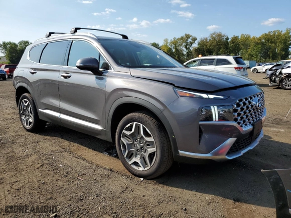 2023 Hyundai Santa Fe Plug-In Hybrid Limited with VIN KM8S7DA2XPU087528, listed as a Copart auction lot 68346424 with 4,957 mi miles and Salvage Title. Bid and sale history available at carsss.com. Image 4.