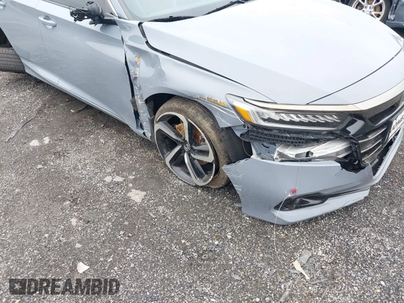2021 Honda Accord Sport with VIN 1HGCV1F38MA099805, listed as a IAAI auction lot 42251724 with 78,645 mi miles and . Bid and sale history available at DreamBid. Image 6.