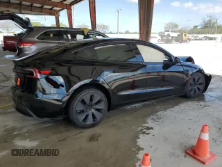 2025 Tesla Model 3 Long Range with VIN 5YJ3E1EA3SF942442, listed as a Copart auction lot 57716185 with Not provided miles and Non repairable. Bid and sale history available at DreamBid. Image 3.
