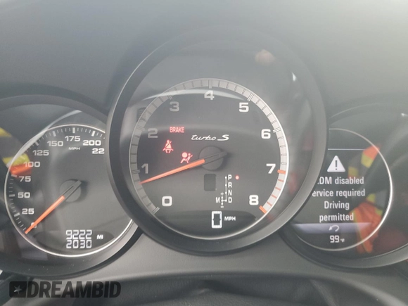 2015 Porsche 911 Turbo S z VIN WP0AD2A94FS166536, wystawiony jako Copart lot #71944844 z przebiegiem 9 222 mil mil oraz Szkoda całkowita • Salvage title. Historia ofert i sprzedaży dostępna na DreamBid. Obrazek 9.