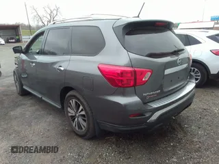 2017 Nissan Pathfinder SV with VIN 5N1DR2MN9HC650637, listed as a IAAI auction lot 36067078 with 66,584 mi miles. Bid and sale history available at carsss.com. Image 3.