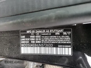 2018 Mercedes-Benz CLA 250 with VIN WDDSJ4EB6JN573633, listed as a Copart auction lot 72726593 with 43,716 mi miles and . Bid and sale history available at DreamBid. Image 12.