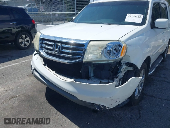 2013 Honda Pilot EX-L with VIN 5FNYF3H74DB034759, listed as a IAAI auction lot 41774123 with 142,782 mi miles and . Bid and sale history available at DreamBid. Image 6.
