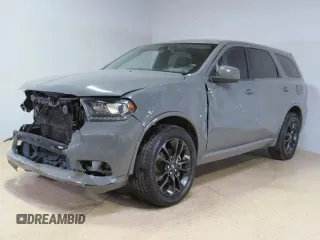 2020 Dodge Durango GT Plus with VIN 1C4RDHDG5LC130263, listed as a Copart auction lot 44403145 with 34,595 mi miles and Salvage title. Bid and sale history available at DreamBid. Image 2.