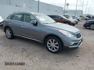 2017 Infiniti QX50 z VIN JN1BJ0RR7HM407425, wystawiony jako IAAI lot #42236412 z przebiegiem 94 584 mil mil oraz . Historia ofert i sprzedaży dostępna na DreamBid. Obrazek 1.