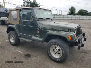 1998 Jeep Wrangler Sahara with VIN 1J4FY49S2WP707318, listed as a Copart auction lot 59508635 with 144,948 mi miles and Clean title. Bid and sale history available at DreamBid. Image 4.
