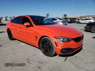 2018 BMW 4 Series 430i xDrive with VIN WBA4J3C5XJBG97156, listed as a Copart auction lot 49864185 with 125,227 mi miles and Salvage Title. Bid and sale history available at DreamBid. Image 4.