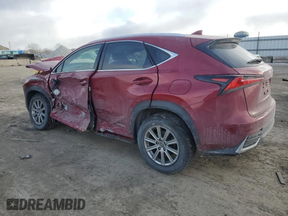 2021 Lexus NX with VIN JTJDJRDZ8M5015444, listed as a Copart auction lot 89261605 with 63,527 mi miles and Salvage Title. Bid and sale history available at carsss.com. Image 2.