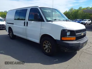 2012 Chevrolet Express Cargo with VIN 1GCSGAFX1C1179128, listed as a IAAI auction lot 41998082 with 238,288 mi miles and . Bid and sale history available at DreamBid. Image 1.