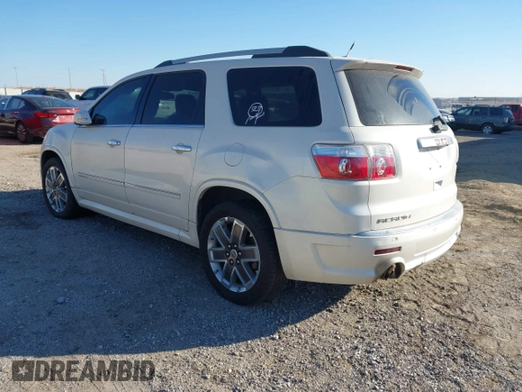 2011 GMC Acadia Denali with VIN 1GKKRTED0BJ325910, listed as a IAAI auction lot 41490017 with 172,155 mi miles and . Bid and sale history available at DreamBid. Image 3.