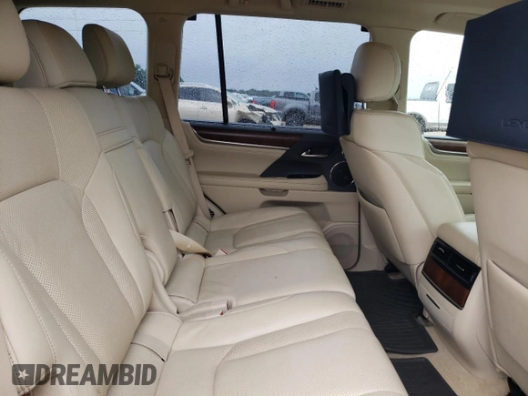 2020 Lexus LX 570 with VIN JTJDY7AX2L4317495, listed as a Copart auction lot 70972864 with 47,283 mi miles and Salvage title. Bid and sale history available at DreamBid. Image 11.