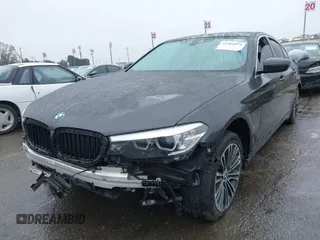 2019 BMW 5 Series 530e iPerformance with VIN WBAJA9C53KB399794, listed as a IAAI auction lot 41561874 with Not Provided miles. Bid and sale history available at carsss.com. Image 17.