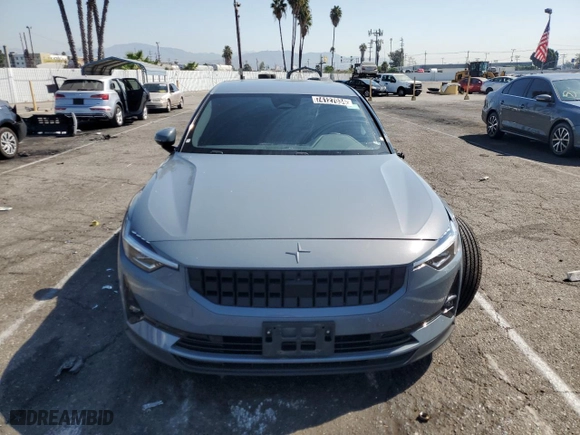 2023 Polestar 2 with VIN YSMEG3KA0PL141561, listed as a Copart auction lot 74127034 with 45,215 mi miles and Clean Title. Bid and sale history available at carsss.com. Image 5.