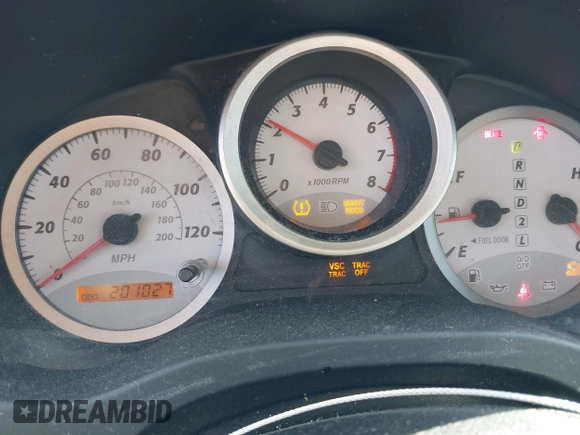 2005 Toyota RAV4 with VIN JTEGD20V350094016, listed as a IAAI auction lot 42219364 with 201,027 mi miles and . Bid and sale history available at DreamBid. Image 7.