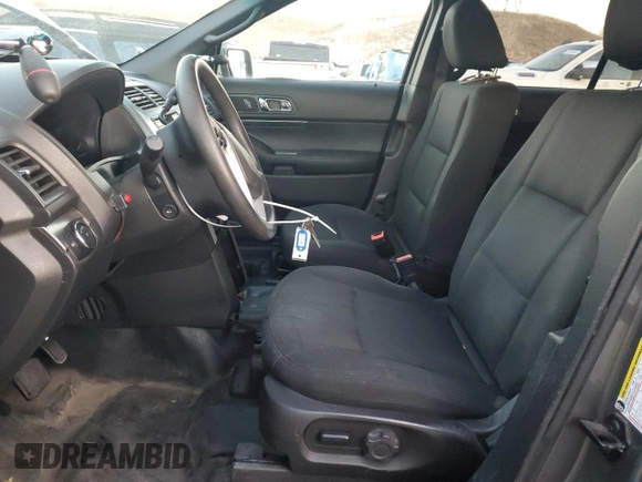 2015 Ford Utility Police Interceptor with VIN 1FM5K8AR5FGC08706, listed as a Copart auction lot 81642424 with 78,111 mi miles and Salvage Title. Bid and sale history available at carsss.com. Image 7.