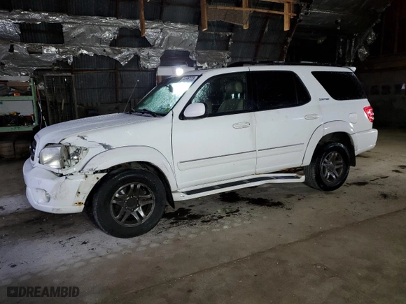 2003 Toyota Sequoia Limited with VIN 5TDBT48A23S167840, listed as a Copart auction lot 74598123 with 215,096 mi miles and Salvage Title. Bid and sale history available at carsss.com. Image 1.