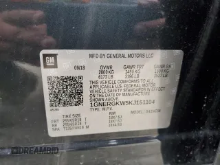 2019 Chevrolet Traverse LT Cloth with VIN 1GNERGKW5KJ151104, listed as a Copart auction lot 50947685 with 89,235 mi miles and Salvage Title. Bid and sale history available at carsss.com. Image 13.