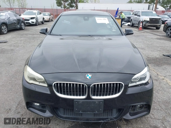 2015 BMW 5 Series 535i with VIN WBA5B1C55FG128387, listed as a IAAI auction lot 41885806 with 94,734 mi miles and . Bid and sale history available at carsss.com. Image 12.