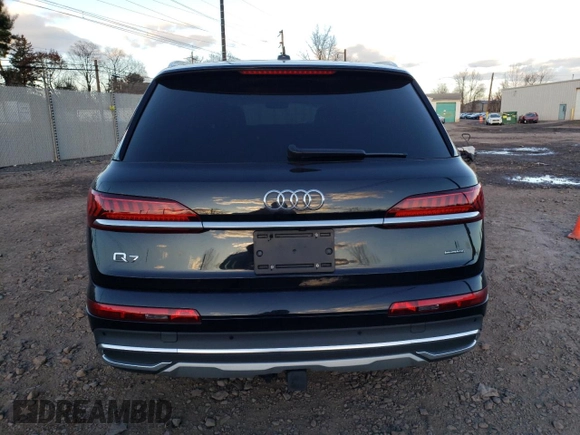 2020 Audi Q7 Premium with VIN WA1AXAF76LD000148, listed as a Copart auction lot 82021223 with 63,050 mi miles. Bid and sale history available at carsss.com. Image 6.