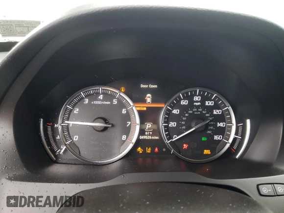2020 Acura MDX Technology with VIN 5J8YD4H5XLL047443, listed as a Copart auction lot 56631525 with 49,526 mi miles and Salvage title. Bid and sale history available at DreamBid. Image 9.