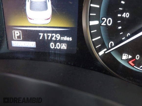 2019 Infiniti Q50 3.0t LUXE with VIN JN1EV7APXKM513587, listed as a IAAI auction lot 41113769 with 71,729 mi miles. Bid and sale history available at carsss.com. Image 15.