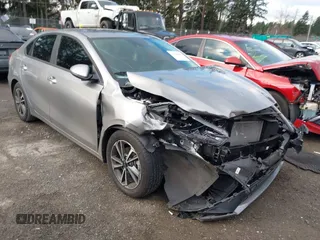 2023 Kia Forte LXS with VIN 3KPF24AD7PE593550, listed as a IAAI auction lot 41268490 with 13,754 mi miles. Bid and sale history available at carsss.com. Image 1.