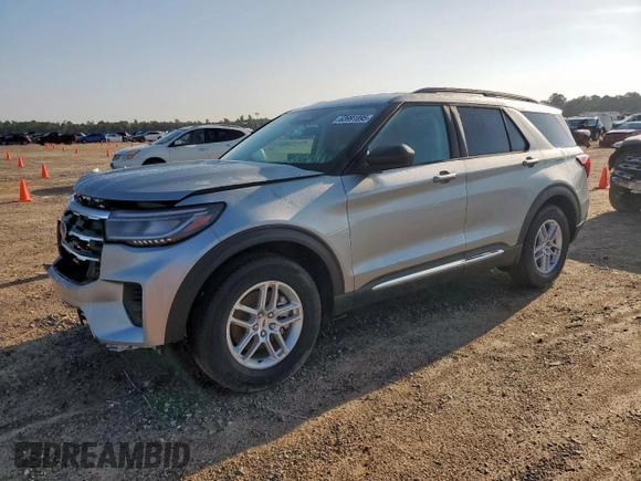 2025 Ford Explorer Active с VIN 1FMUK7DH4SGA94345, выставлен на аукционе Copart как лот 63991895 с пробегом 2 472 миль миль и Списание • Salvage title. История ставок и продаж доступна на DreamBid. Изображение 1.