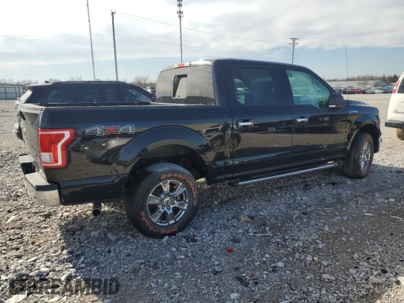 2016 Ford F-150 XLT with VIN 1FTEW1EF1GFC14638, listed as a Copart auction lot 46406925 with Not provided miles and Salvage title. Bid and sale history available at DreamBid. Image 3.