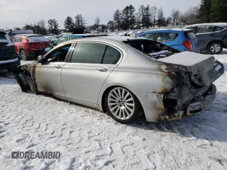 2011 BMW 7 Series 750Li xDrive with VIN WBAKC8C55BC432555, listed as a Copart auction lot 41784645 with 0 mi miles and Salvage Title. Bid and sale history available at carsss.com. Image 2.