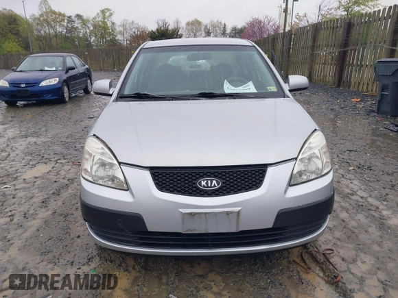 2009 Kia Rio SX with VIN KNADE223596538965, listed as a IAAI auction lot 42029409 with 143,794 mi miles. Bid and sale history available at carsss.com. Image 6.