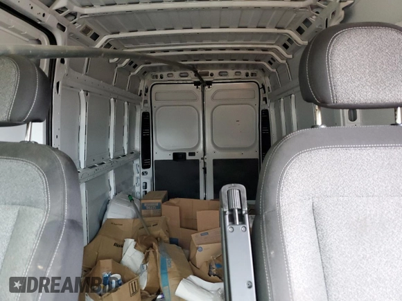2023 Ram ProMaster Cargo with VIN 3C6MRVJG6PE506912, listed as a Copart auction lot 52349875 with Not Provided miles and Salvage Title. Bid and sale history available at DreamBid. Image 10.
