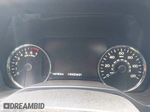 2015 Ford F-150 XLT with VIN 1FTEW1EG4FFC91835, listed as a IAAI auction lot 42126301 with 142,733 mi miles. Bid and sale history available at carsss.com. Image 7.
