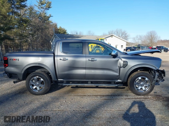 2024 Ford Ranger Lariat with VIN 1FTER4KH3RLE14617, listed as a IAAI auction lot 41705701 with 9,082 mi miles and . Bid and sale history available at DreamBid. Image 14.