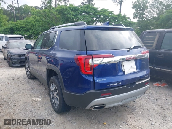 2023 GMC Acadia SLT with VIN 1GKKNUL45PZ234113, listed as a IAAI auction lot 42271635 with 54,360 mi miles and . Bid and sale history available at DreamBid. Image 3.