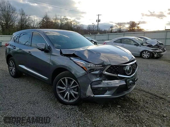 2021 Acura RDX w/Technology Package with VIN 5J8TC2H5XML031732, listed as a Copart auction lot 82931324 with 21,656 mi miles and Salvage Title. Bid and sale history available at carsss.com. Image 11.