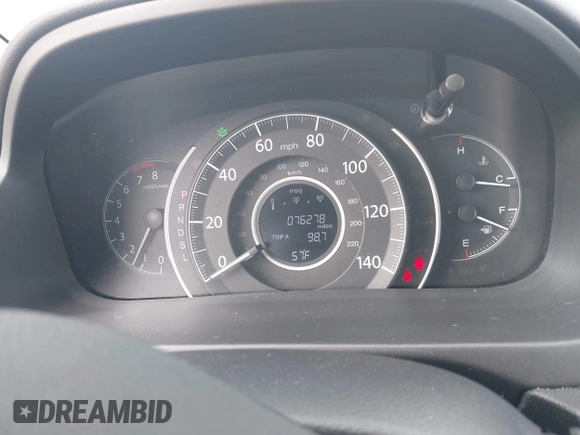 2016 Honda CR-V EX with VIN 2HKRM4H5XGH722785, listed as a IAAI auction lot 42011890 with 76,278 mi miles and . Bid and sale history available at DreamBid. Image 7.