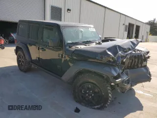 2021 Jeep Wrangler Unlimited Willys with VIN 1C4HJXDG4MW529583, listed as a Copart auction lot 53329625 with 119,697 mi miles and Salvage title. Bid and sale history available at DreamBid. Image 4.