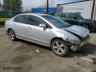 2009 Honda Civic Sdn LX with VIN 2HGFA16529H303842, listed as a Copart auction lot 50711825 with 206,353 mi miles and Salvage Title. Bid and sale history available at carsss.com. Image 4.